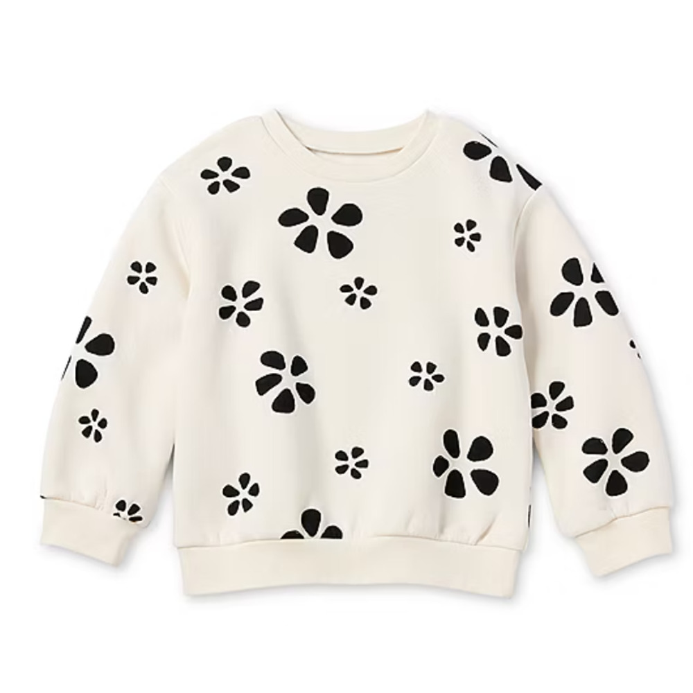 Okie Dokie Girls‎ Round Neck Long Sleeve Fleece Sweatshirt 18M